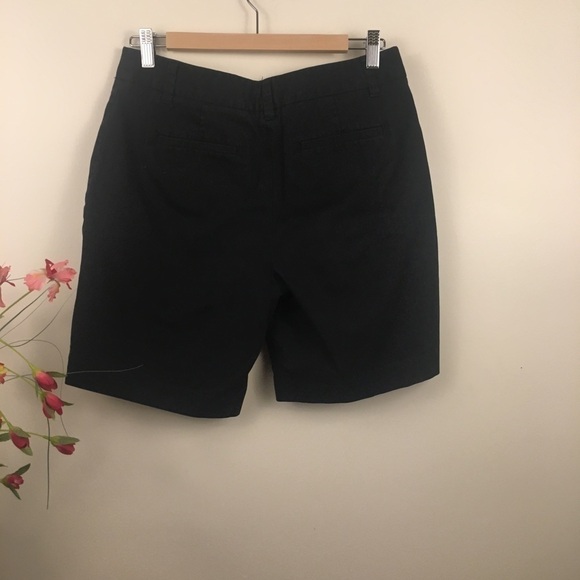 Liz Claiborne shorts Bermuda “Jackie“ shorts black size 8 - Picture 5 of 8